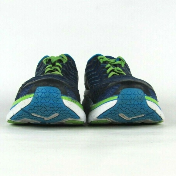 HOKA ONE ONE Clifton 4 Blue Green Athletic Shoe 8 - Picture 4 of 8